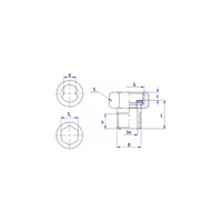 Półśrubunek redukcja RUMET mosiądz 3/4'' x 1/2'' (gw x gz), z uszczelką, 25 mm