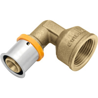 Kolano 90' mosiężne GW ultraPRESS - 20 Rp1/2"