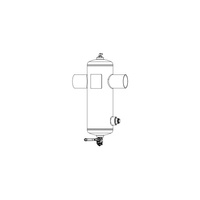 Zeparo Cyclone Max ZCX W PN10 DN50 - Separator zanieczyszczeń, do wspawania