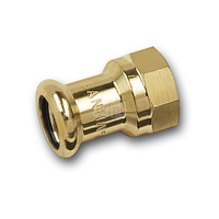 Mufa SANHA PURAPRESS, brąz, 76,1 mm x 2 1/2'' (zw x GW)