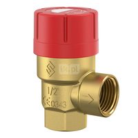 Zawór przelewowy kątowy (90') FLAMCO MEIBES Prescor mosiądz PN 16, 3 bar GW cylindryczny bspt-rp 1/2''