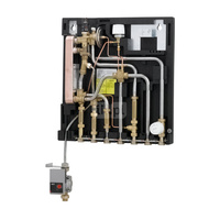 Danfoss EvoFlat MSS 3, w/bypass, w/1 CW meter, w/EPP front, w/HTC, w/circulation, w/safety valve, w/TWA 24V, w/ESMC, w/Danfoss Icon Expansion Module, 55kW