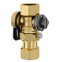 Zespół przyłączeniowy FLAMCO MEIBES mosiądz 3/4 cala (20) GZGS (BSPT)xGWC BSPT-Rp (ISO 7-1 / EN 10226-1), max. 10bar, max. 130'C