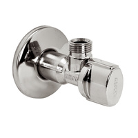 Zawór wodny ARCO A80 kątowy (pokrętło NOVA) GZ 3/8'' x GZ 3/8''