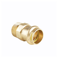 Nypel przejściowy IBP PG 4243 G do gazu (złoty), 1/2'' x 15 mm (MZ x GZ)