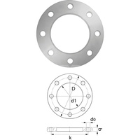 Kołnierz stalowy PN16 - 110 DN100