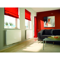 Grzejnik płytowy typ 11 KERMI Plan-Vplus, prawy, z osłoną wym. 305 x 1805 mm, kolor biały, moc 879 W