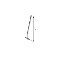 Trójnik redukcyjny mosiężny z rurą Cu fi15 prawy ultraLINE - 20/16 L = 750 mm