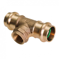 Trójnik IBP PH4130 G Cu 15 mm x 1/2'' x 15 mm (złącze zaciskowe x GW x złącze zaciskowe)