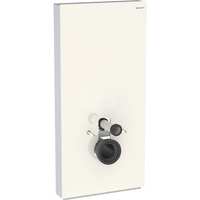 Moduł sanitarny do WC wiszącego GEBERIT Monolith Plus, 1010 mm x 480 mm x 106 mm, front: sand, bok: aluminium
