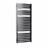 CONCEPT Grzejnik łazienkowy Sydney 1210/500, 532W, czarny mat, podł. ZS