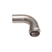 Inox Łuk Jednokielichowy 90º 54mm