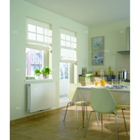 Grzejnik płytowy typ 11 KERMI Plan-Vplus, prawy, z osłoną wym. 305 x 1005 mm, kolor biały, moc 489 W