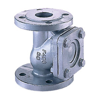 Zawór zwrotny kołnierzowy, zamknięcie kulowe do instalacji ciśnieniowych, typ 408X, Pnom 1,6 MPa, DN 100