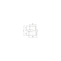 Nypel UNIPAK, 1/2'' x 3/8'' (GZ)