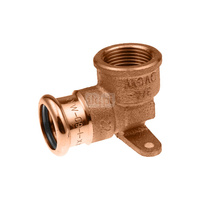 Kolano ścienne z uszami GW Copper - 12 Rp1/2" L = 35 mm