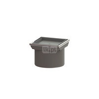Kratka KESSEL kwadratowa ze stalowai nierdzewnej 110x110mm do wpustu