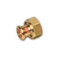 Półśrubunek SANHA Press Solar dwuczęściowy, Cu, 15 mm x 3/4'' (zw x nz)