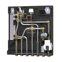 Danfoss EvoFlat MSS 3, w/bypass, w/1 CW meter, w/EPP front, w/HTC, w/circulation, w/safety valve, 55kW