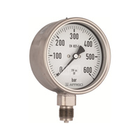 Manometr z rurką Bourdona AFRISO RF chemiczny -1/3 bar G1/2B ekscentryczne fi 160 mm, kl. 1,0%