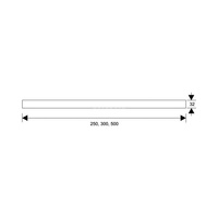 Przedłużka do syfonu umywalkowego 11/4"x32mm L-300mm CHROM