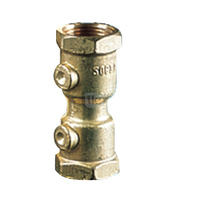 Zawór zwrotny gwintowany wew., trójnożne zawieradło grzybkowe wspom. sprężyną, typ 290, Pnom 1,0 MPa, 1/2"