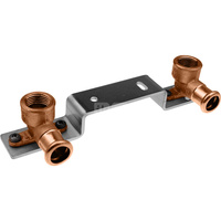 Płytka montażowa odsadzona metalowa z kolanami naściennymi GW Copper - 12 Rp3/8" L = 120 mm