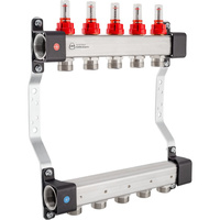 Rozdzielacz InoxFlow z przepływomierzami (seria UFN) - 10 obwodów
