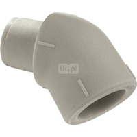 Kolano nyplowe 45' PP-R - 16