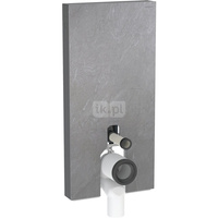 Moduł sanitarny do WC stojącego GEBERIT Monolith Plus, 1010 mm x 480 mm x 106 mm, front: imitacja betonu, bok: czarny