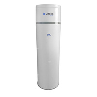 Kompaktowy zmiękczacz wody Viteco SMART RAIN PLUS 20L z kompletnym zestawem filtracji wstępnej, zestawem do mierzenia twardości wody, wężami przyłączeniowymi 60 cm i wężem do popłuczyn 3 mb.