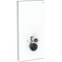 Moduł sanitarny do WC wiszącego GEBERIT Monolith Plus, 1010 mm x 480 mm x 106 mm, front: biały, bok: aluminium
