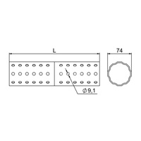 Łącznik wewnętrzny LW profilu KE OGCLWKE