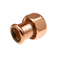 Półśrubunek z płaskim uszczelnieniem GW Copper - 18 G3/4"