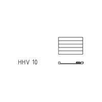 Grzejnik płytowy typ 10 KERMI V-HHV wym. 210 x 500 mm, kolor biały, moc 125 W