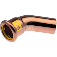 Kolano nyplowe 45' Copper Gas - 22