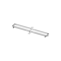 TECEdrainline - Ruszt prosty plate 1500 mm