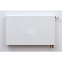 Grzejnik płytowy typ 33 TERMO TEKNIK Design Style zasilany z dołu z wbudowanym zaworem termostatycznym wym. 900 x 800 mm, kolor biały, moc 2418 W