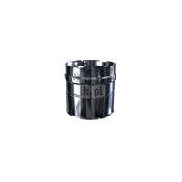 Adapter pionowy stal nierdzewna MK ŻARY PR PS AD GR fi60 x 100 mm do kanałów wentylacyjnych okrągłych