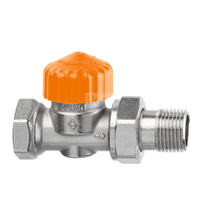 Automatyczny zawór termostatyczny z ogranicznikiem przepływu w technologii AFC, Eclipse DN 20, prosty 