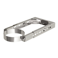 Uchwyt MK ŻARY PK WHT 3 stal nierdzewna fi 110/160 mm (mocowanie - Obejma do ściany regulowana)