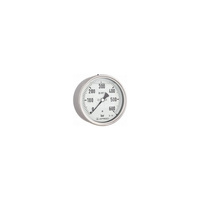 Manometr z rurką Bourdona AFRISO RF glicerynowy 0/100 bar G1/4B aksjalne fi 50 mm, kl. 1.6%