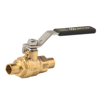 Zawór kulowy ARCO TAJO 2000 stal nierdzewna DN 22 lut zewnętrzny x lut zewnętrzny, uchwyt: dźwignia chrom