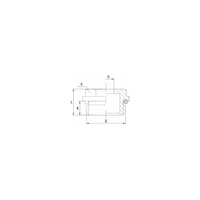 Korek RUMET otwór 10 mm mosiądz 2'' na klucz