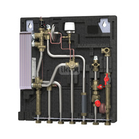 Danfoss Evoflat FSF StS 3, 4 pipe version, w/bypass, w/1 CW meter, with EPP front, 51kW