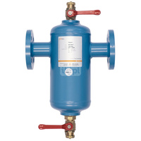 Zeparo ZIO 125 F - Separator powietrza lub zanieczyszczeń, kołnierzowy