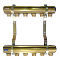 Rozdzielacz do c.o. z nyplem - 16 sekcji