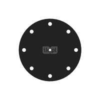 Uszczelka flanszy fi 180 mm z otworem do montażu anody magnezowej