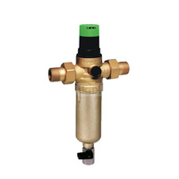 Filtr mini-plus do wody pitnej do temp. 70 st.C, z regulatorem ciśnienia, 1 1/4", z opłukiwaniem