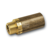 Przedłużka SANHA PURAFIT, brąz, 1/2'' (GW x GZ), 10 mm